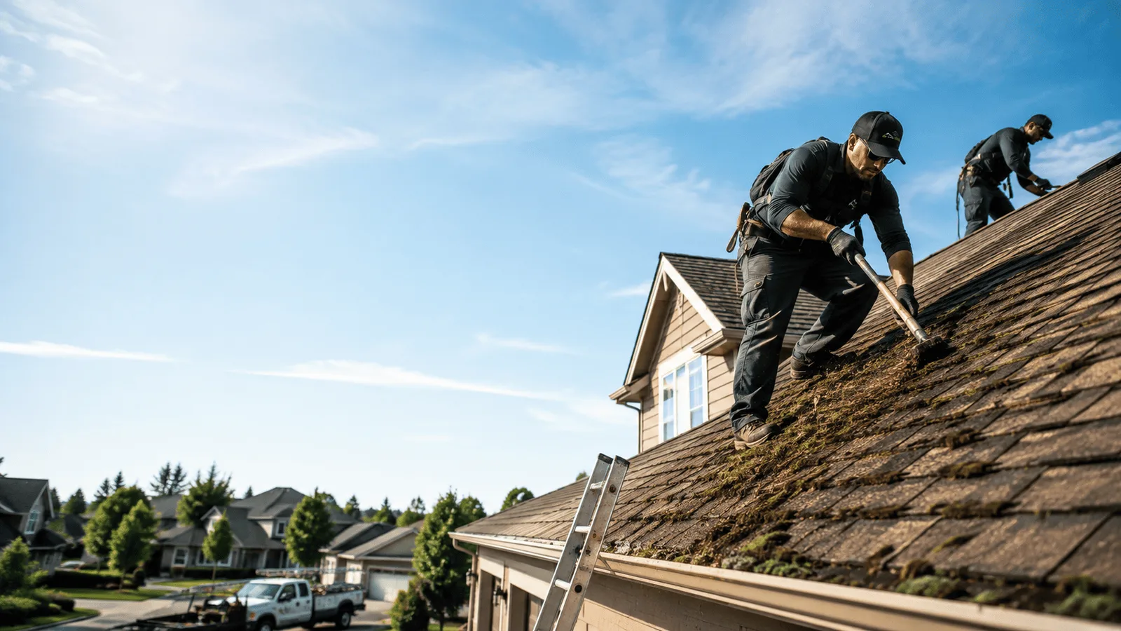 Roof Moss Removal in Quinebaug, CT near me